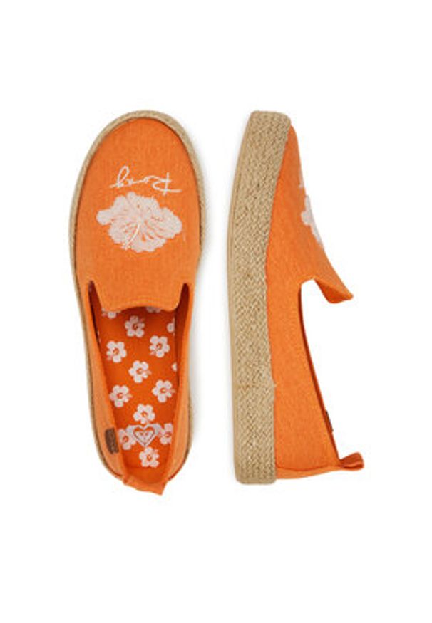 Roxy Espadryle CSS20547-02 Pomarańczowy. Kolor: pomarańczowy. Materiał: materiał