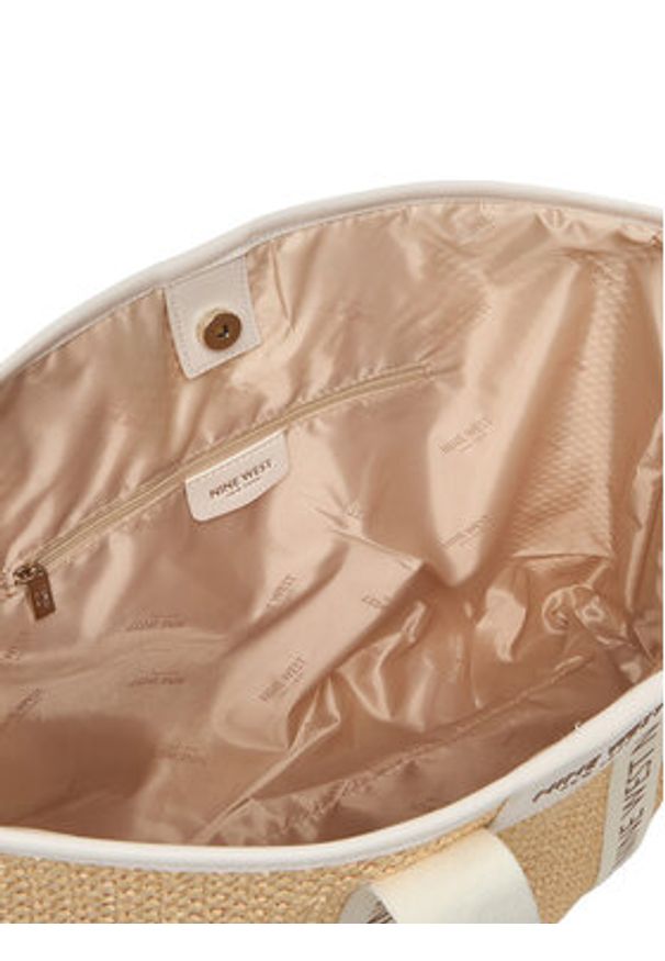 Nine West Torebka CEO-Avenia-LA374-4513-6 Beżowy. Kolor: beżowy
