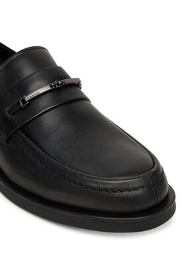 Calvin Klein Półbuty Flex Dress Loafer W/Bit Lth HM0HM01894 Czarny. Kolor: czarny. Materiał: skóra