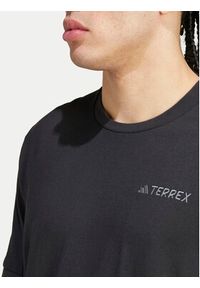 Adidas - adidas T-Shirt Terrex Xploric IN4618 Czarny Regular Fit. Kolor: czarny. Materiał: bawełna #4