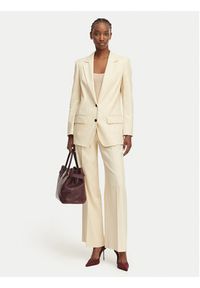 Hugo - HUGO Marynarka Anetali 50560000 Beżowy Oversize. Kolor: beżowy. Materiał: syntetyk #2