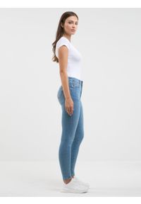 Big-Star - Spodnie jeans damskie Melinda High Waist 103. Stan: podwyższony. Kolor: niebieski. Sezon: lato #6