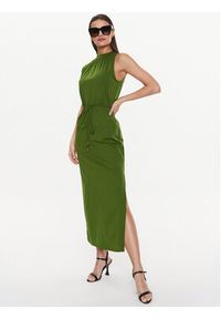 Marella Sukienka koktajlowa Nava 2336210632 Zielony Regular Fit. Kolor: zielony. Materiał: bawełna. Styl: wizytowy #4