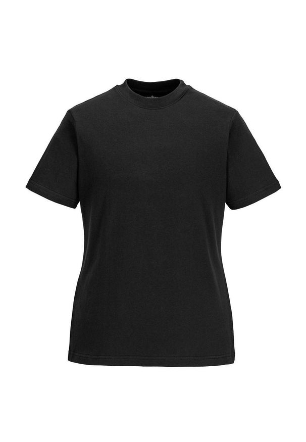 Portwest - T-shirt Damski Jeden Kolor. Kolor: czarny