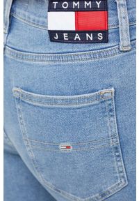 Tommy Jeans jeansy Sylvia damskie kolor niebieski. Kolor: niebieski #3