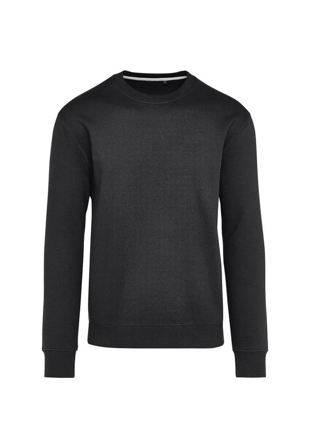 SG - Bluza Unisex Dla Dorosłych Z Bawełny Ringspun Bez Metki. Kolor: czarny. Materiał: bawełna