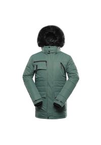 ALPINE PRO - Kurtka męska zimowa wodoodporna Alpine Pro Werd. Kolor: zielony. Sezon: zima. Sport: turystyka piesza #1