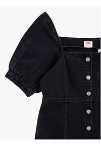 Levi's® Sukienka jeansowa Rhode A33470001 Czarny Standard Fit. Kolor: czarny. Materiał: jeans, bawełna #6