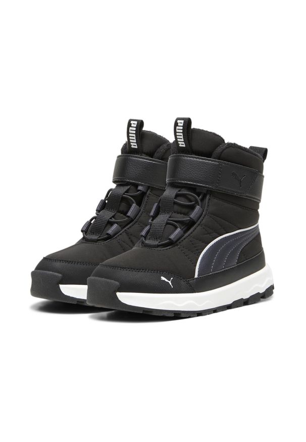 Puma - Dziecięce buty PUMA Evolve PUMA Black Strong Gray White. Kolor: szary, czarny, wielokolorowy, biały