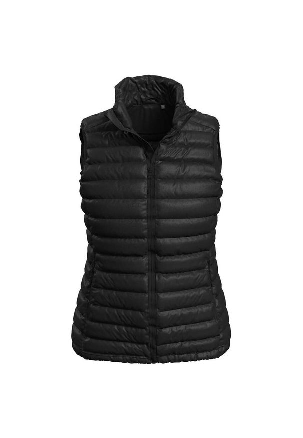 Stedman - Damska Kamizelka Ocieplana Lux. Kolor: czarny. Sport: turystyka piesza