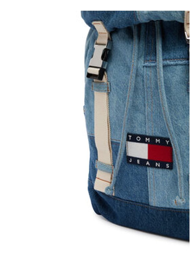 Tommy Jeans Plecak Tjm Denim Patchwork Backpack AM0AM14268 Niebieski. Kolor: niebieski. Materiał: materiał
