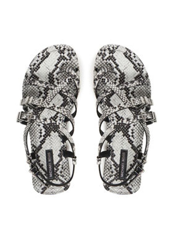 MICHAEL Michael Kors Sandały Darrington 40S5DTFS1E Szary. Kolor: szary. Materiał: skóra