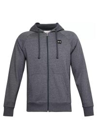 Bluza sportowa męska Under Armour Rival Fleece FZ Hoodie. Kolor: szary