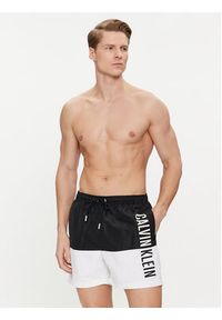 Calvin Klein Swimwear Szorty kąpielowe KM0KM00994 Czarny Regular Fit. Kolor: czarny. Materiał: syntetyk #3
