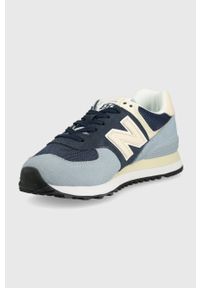 New Balance sneakersy WL574VJ2. Nosek buta: okrągły. Zapięcie: sznurówki. Kolor: niebieski. Materiał: guma. Model: New Balance 574 #5