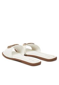 DeeZee Klapki R257-3 Biały. Kolor: biały. Materiał: skóra #7