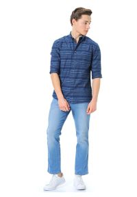 Wrangler - WRANGLER TEXAS STRETCH MĘSKIE SPODNIE JEANSOWE TROPICAL WIND W121EH75U