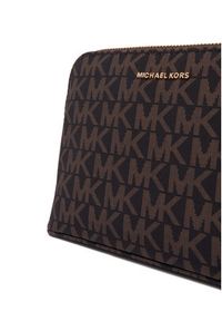 Michael Kors Kosmetyczka 32R6GJ6T5C Brązowy. Kolor: brązowy. Materiał: materiał #5