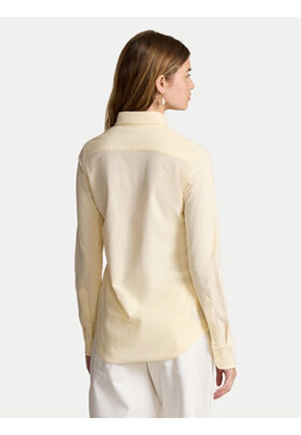 Polo Ralph Lauren Koszula 211910131004 Żółty Regular Fit. Typ kołnierza: polo. Kolor: żółty. Materiał: bawełna