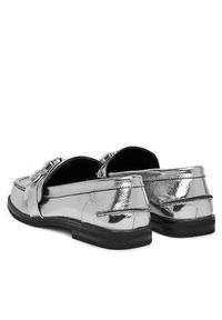 Eva Minge Loafersy AMARYLLIS-V1792B-315 Srebrny. Kolor: srebrny. Materiał: skóra