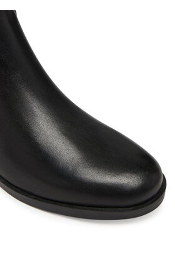 Guess Kozaki FLFZOR LEA11 Czarny. Kolor: czarny. Materiał: skóra