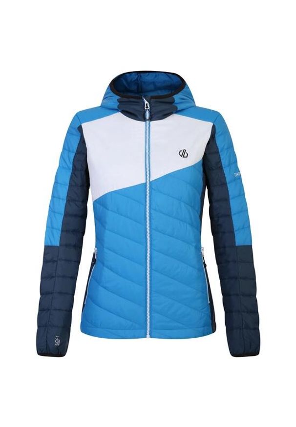DARE 2B - Kurtka damska pikowana Dare 2b Ascending. Kolor: niebieski. Materiał: puch. Sport: turystyka piesza