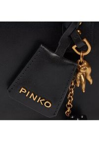 Pinko Torebka Bowling Bag Mini . PE 24 PLTT 102791 A0F1 Czarny. Kolor: czarny. Materiał: skórzane