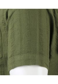 Letnia Koszula Weekendowa z Lnem - Brave Soul - Khaki. Okazja: na co dzień. Kolor: brązowy. Materiał: len, bawełna. Sezon: lato. Styl: casual #3