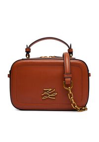 Karl Lagerfeld - KARL LAGERFELD Torebka B1W30269 Brązowy. Kolor: brązowy. Materiał: skórzane #6