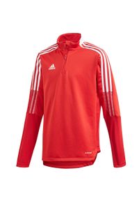 Adidas - Bluza piłkarska dla dzieci adidas Tiro 21 Training Top Youth. Kolor: czerwony. Sport: piłka nożna #1