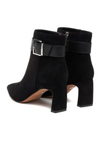 Nine West Botki CEO-LAMIA-01 Czarny. Kolor: czarny. Materiał: materiał #3