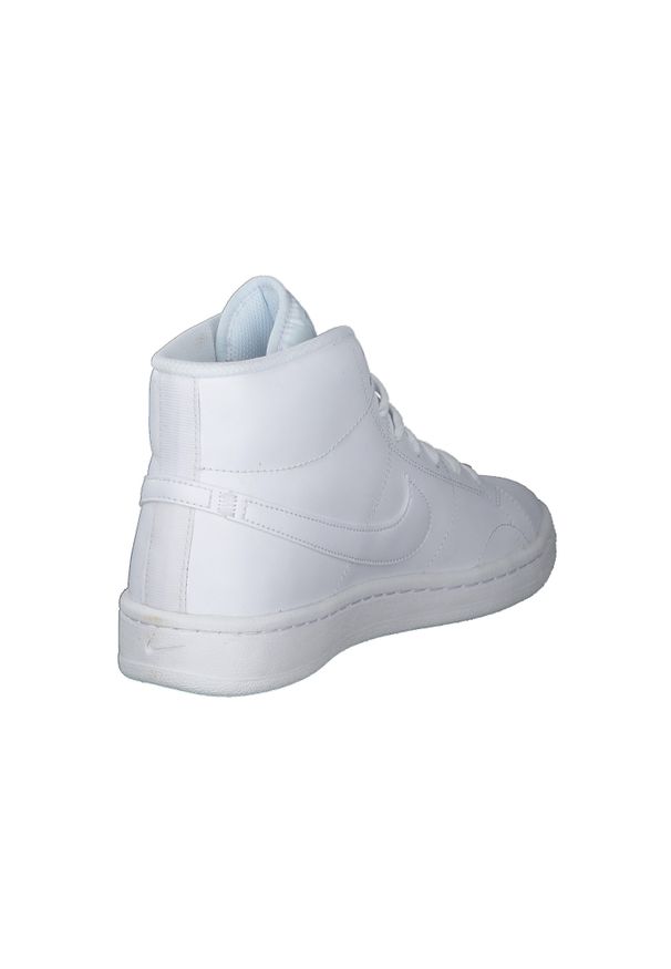Buty do chodzenia damskie Nike Court Royale 2 Mid. Okazja: na co dzień. Zapięcie: sznurówki. Kolor: biały. Materiał: materiał, syntetyk, guma. Szerokość cholewki: normalna. Model: Nike Court. Sport: turystyka piesza
