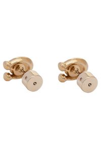Coach Kolczyki Signature Stone Stud Earrings 37440614GLD110 Złoty. Materiał: metalowe. Kolor: złoty #3