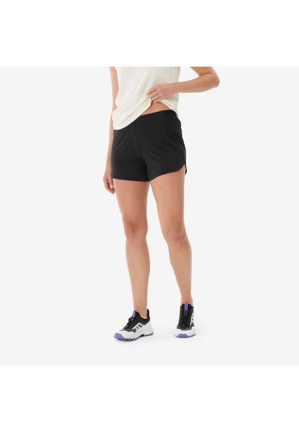 quechua - Spodenki pod sukienkę Quechua NH100. Kolor: czarny. Materiał: poliester, elastan, materiał. Sport: turystyka piesza