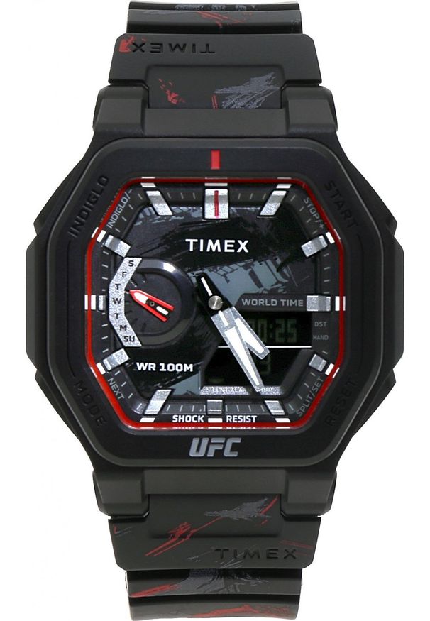 Zegarek Timex Zegarek męski Timex TW2V85300 czarny. Kolor: czarny