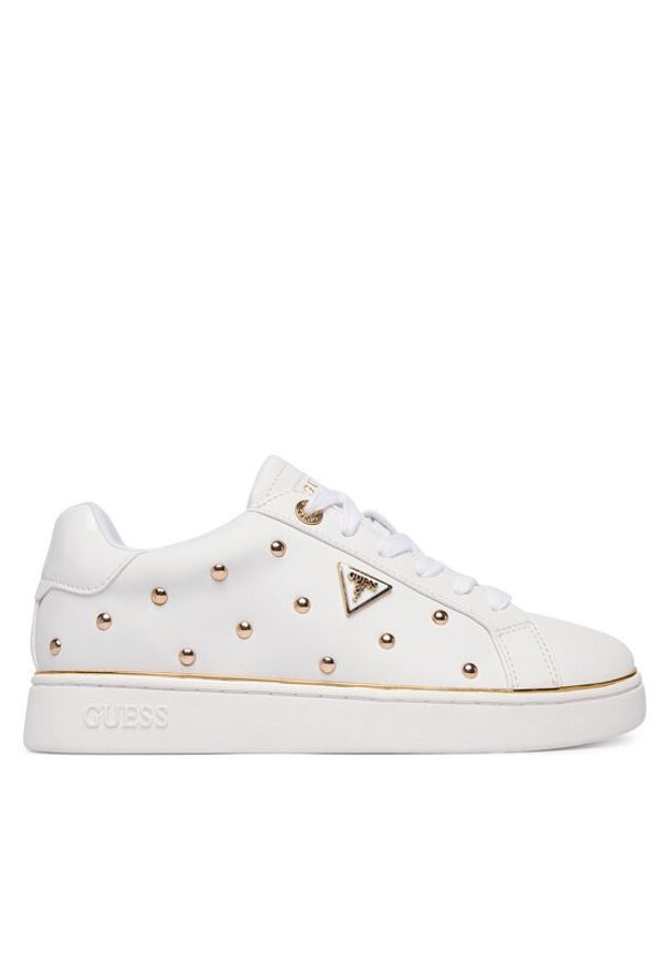 Guess Sneakersy FLPBON ELE12 Biały. Kolor: biały. Materiał: skóra