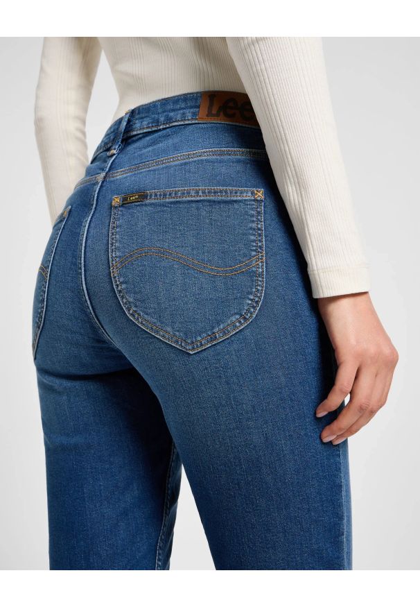 Lee - DAMSKIE SPODNIE LEE ELLY DARK TWIST 112355553