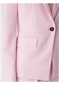 Marella Marynarka Slogan1 2615041211 Różowy Slim Fit. Kolor: różowy. Materiał: syntetyk #2