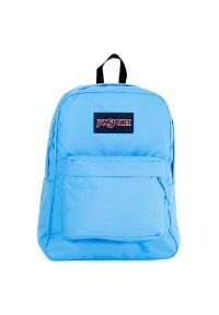 Plecak JanSport SuperBreak One EK0A5BAG5E31 - niebieski. Kolor: niebieski. Materiał: poliester. Styl: casual, klasyczny, sportowy