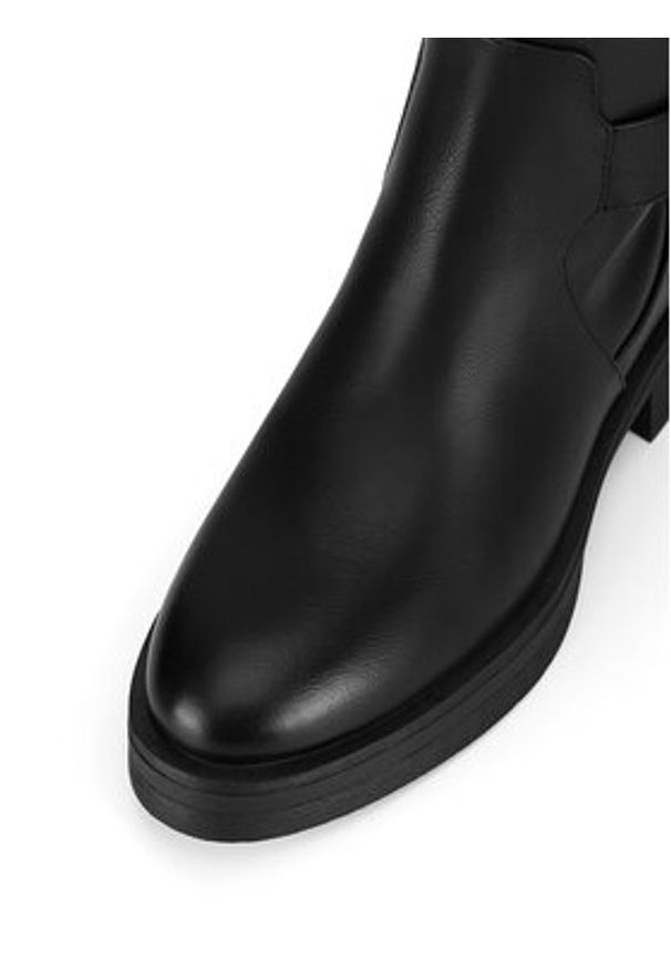 Jenny Fairy Kozaki HY6137-2 Czarny. Kolor: czarny. Materiał: materiał