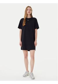 Nike Sukienka codzienna DV7882 Czarny Relaxed Fit. Okazja: na co dzień. Kolor: czarny. Materiał: bawełna. Typ sukienki: proste. Styl: casual #3