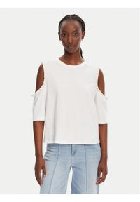 Liu Jo Bluzka WA5183 JS923 11110 Biały Regular Fit. Kolor: biały. Materiał: bawełna #1