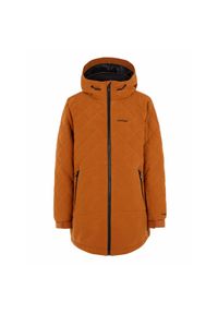 Dziewczęca kurtka narciarska Protest PRTTAMIRES. Kolor: wielokolorowy, pomarańczowy, brązowy. Sezon: zima. Sport: narciarstwo #1