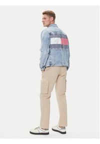 Tommy Jeans Kurtka jeansowa Ryan DM0DM21242 Niebieski Regular Fit. Kolor: niebieski. Materiał: bawełna #4