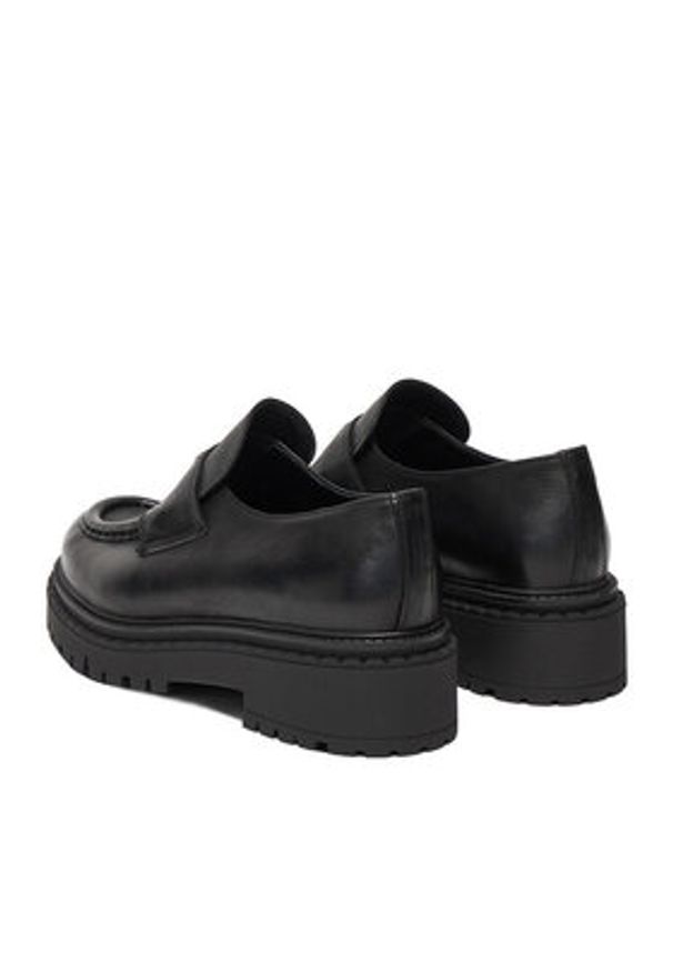 G-Star RAW - G-Star Raw Loafersy EO-DOLUNAY-25FW05 Czarny. Kolor: czarny. Materiał: skóra