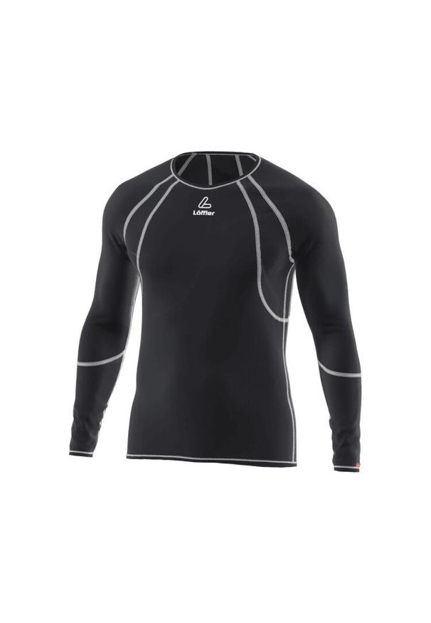 LOFFLER - Dżersej z długim rękawem Löffler Airvent Transtex® Light. Kolor: wielokolorowy, biały, czarny. Materiał: jersey. Długość rękawa: długi rękaw. Długość: długie