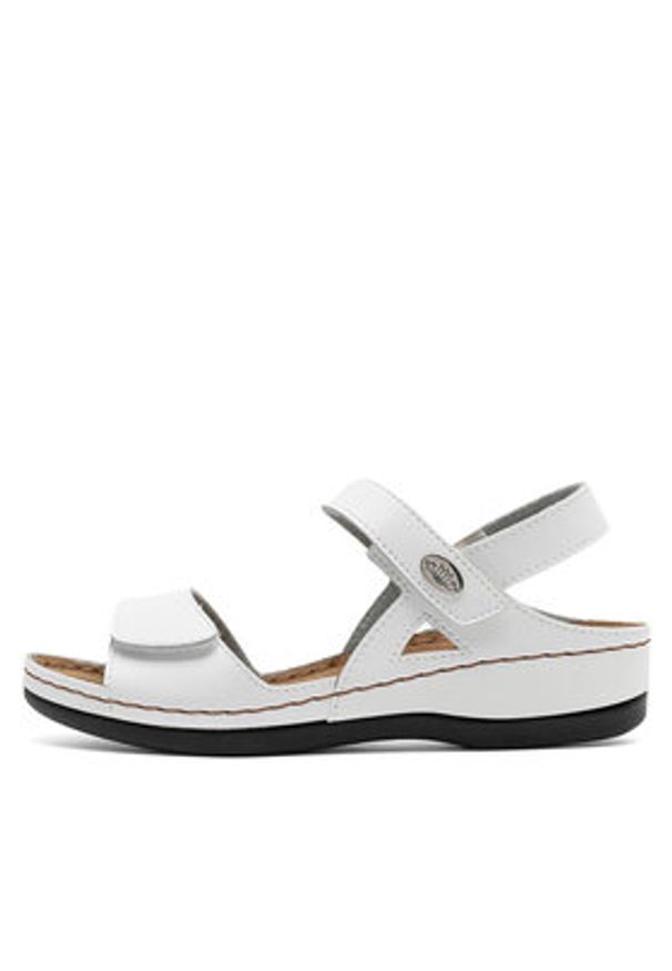 Inblu Sandały O6D3AA01 Biały. Kolor: biały. Materiał: materiał