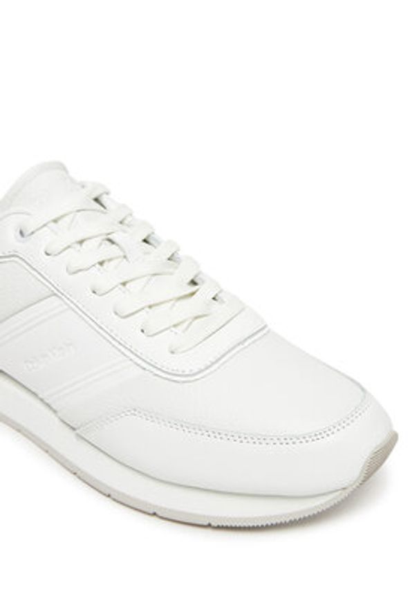 Calvin Klein Sneakersy Low Prof Runn Laceup Tape HM0HM01897 Biały. Kolor: biały. Materiał: skóra