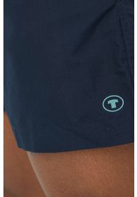 Tom Tailor szorty kąpielowe kolor granatowy. Kolor: niebieski. Materiał: tkanina, materiał, włókno #3