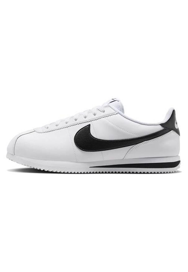 Buty do chodzenia męskie Nike Cortez Ltr. Kolor: biały, wielokolorowy, czarny. Materiał: materiał, skóra, syntetyk. Szerokość cholewki: normalna. Model: Nike Cortez. Sport: turystyka piesza